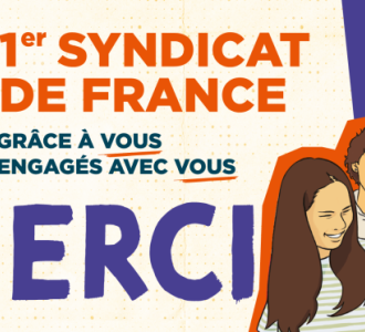 Pour la 3ème fois la CFDT première organisation syndicale ! 🙌​