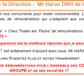 NAO TSN : PRISE DE PAROLE DE LA CFDT A LA REUNION D’INFORMATION  DE LA DIRECTION DU 27 JANVIER 2025 A HELIOS