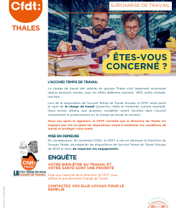 Surcharge de Travail - Enquête