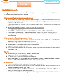 DIS - Info Rapide - NAO