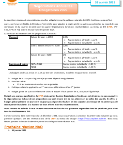 DIS - Info Rapide - NAO 2025
