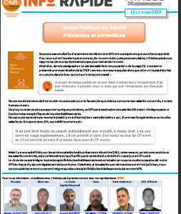 DIS - Info Rapide - Mise à jours GPS