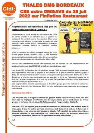 Tract CSE Extra DMS Bordeaux du 28/07/2022